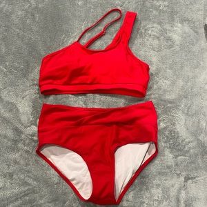 SHEIN one shoulder bikini swimsuit